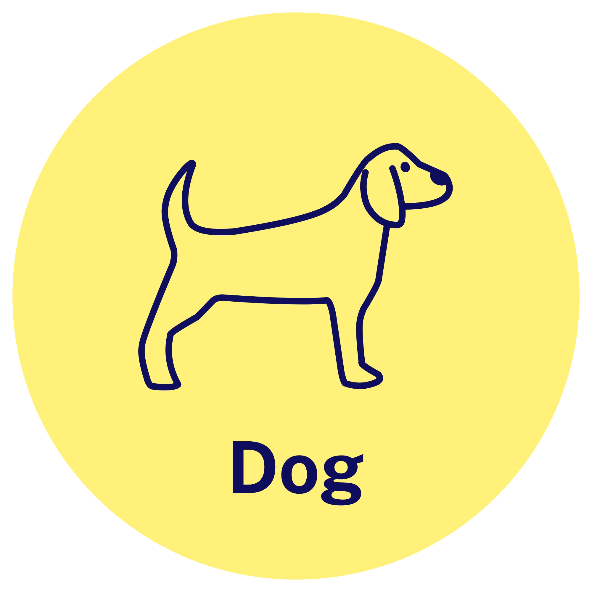 dog category outline